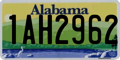 AL license plate 1AH2962