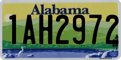 AL license plate 1AH2972