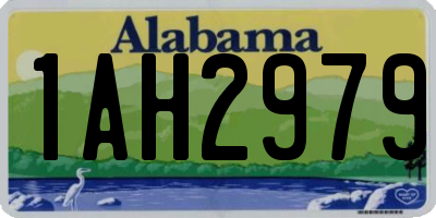 AL license plate 1AH2979