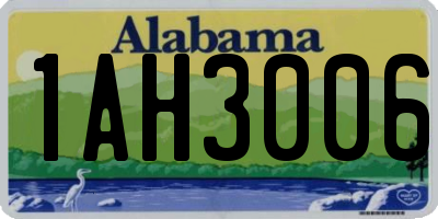 AL license plate 1AH3006