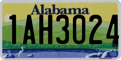 AL license plate 1AH3024