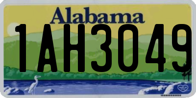 AL license plate 1AH3049
