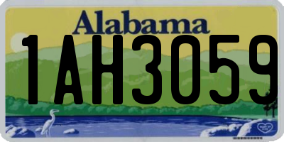 AL license plate 1AH3059