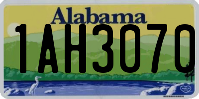 AL license plate 1AH3070
