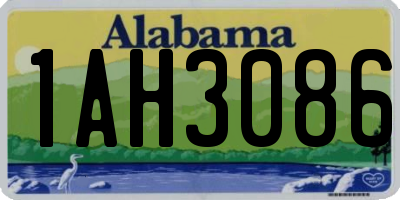AL license plate 1AH3086