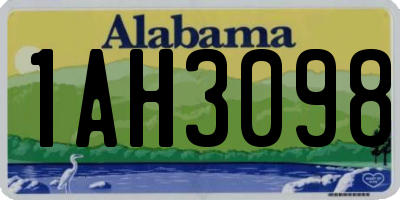 AL license plate 1AH3098