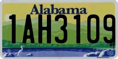AL license plate 1AH3109