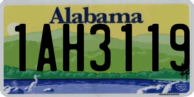 AL license plate 1AH3119