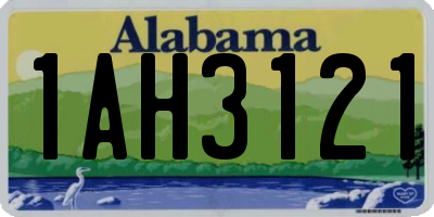 AL license plate 1AH3121