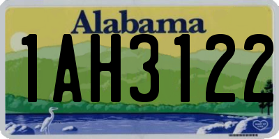 AL license plate 1AH3122