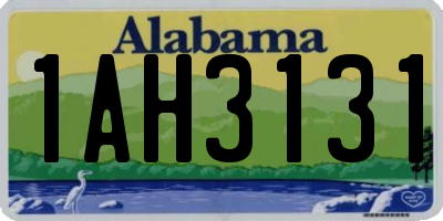 AL license plate 1AH3131