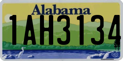AL license plate 1AH3134