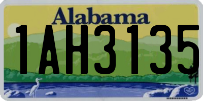 AL license plate 1AH3135