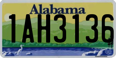 AL license plate 1AH3136