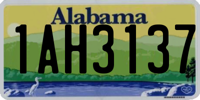 AL license plate 1AH3137