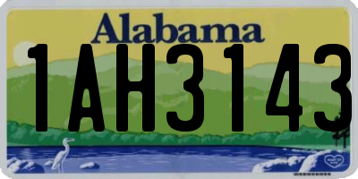 AL license plate 1AH3143