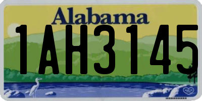 AL license plate 1AH3145