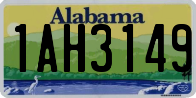 AL license plate 1AH3149