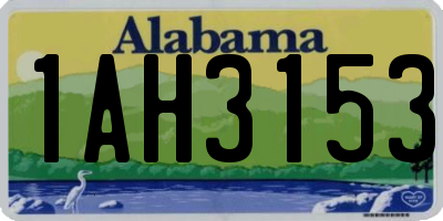AL license plate 1AH3153