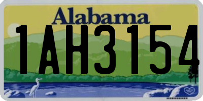 AL license plate 1AH3154
