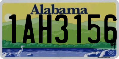 AL license plate 1AH3156
