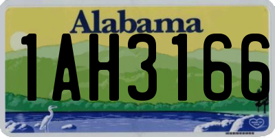 AL license plate 1AH3166