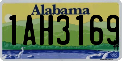 AL license plate 1AH3169