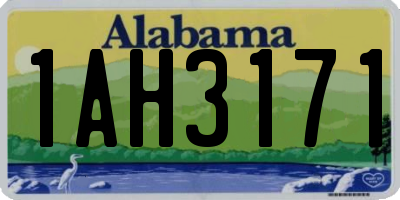 AL license plate 1AH3171