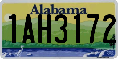 AL license plate 1AH3172