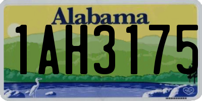 AL license plate 1AH3175
