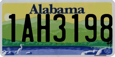 AL license plate 1AH3198