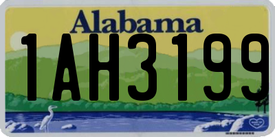 AL license plate 1AH3199