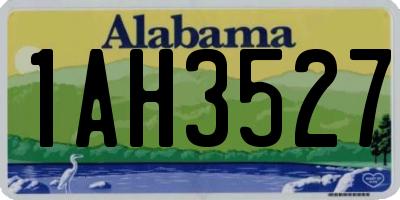 AL license plate 1AH3527