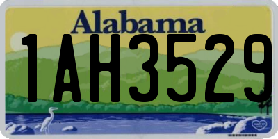 AL license plate 1AH3529