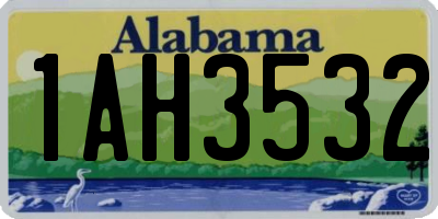 AL license plate 1AH3532