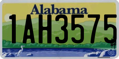 AL license plate 1AH3575