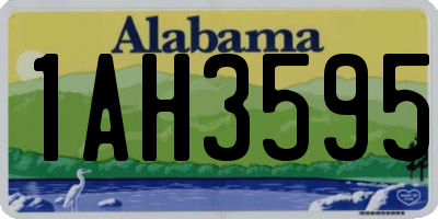 AL license plate 1AH3595