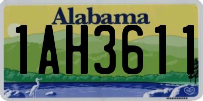 AL license plate 1AH3611