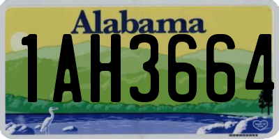 AL license plate 1AH3664