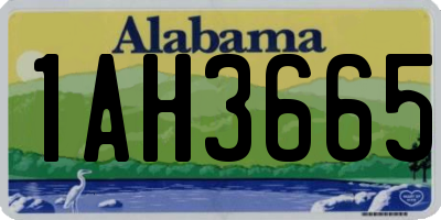 AL license plate 1AH3665
