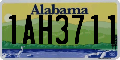 AL license plate 1AH3711