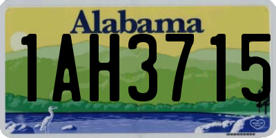 AL license plate 1AH3715