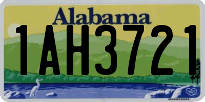AL license plate 1AH3721