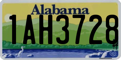 AL license plate 1AH3728