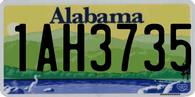 AL license plate 1AH3735
