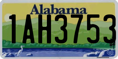 AL license plate 1AH3753
