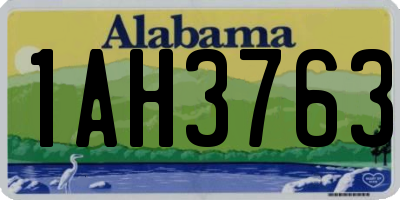 AL license plate 1AH3763