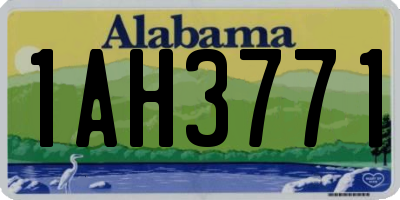 AL license plate 1AH3771