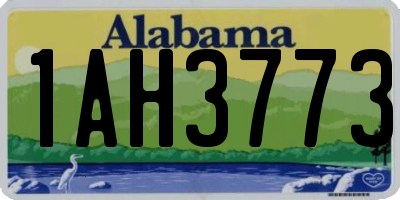 AL license plate 1AH3773