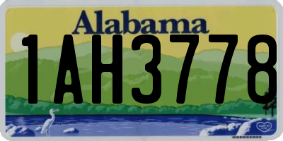 AL license plate 1AH3778